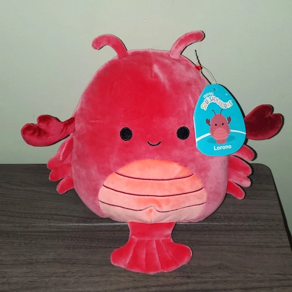 Squishmallows NWT Sea Life Squad Lorono 8" Lobster - Picture 1 of 6